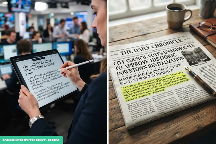 what is lede in journalism
